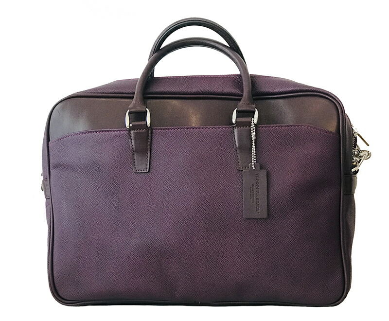THOROUGHBRACE BUSINESS BAG 鞄 メンズ ビジネスバッグ 送料無料 紫 Purple パープル