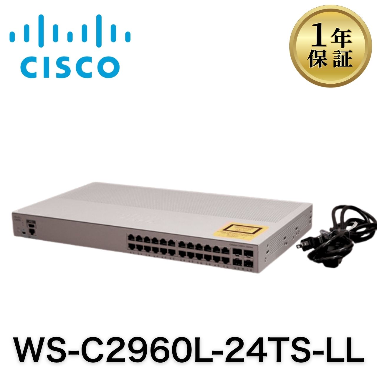 【中古】WS-C2960L-24TS-LL Cisco シスコ 取り替えっこ 度合い2 Cisco Catalyst 2960-L