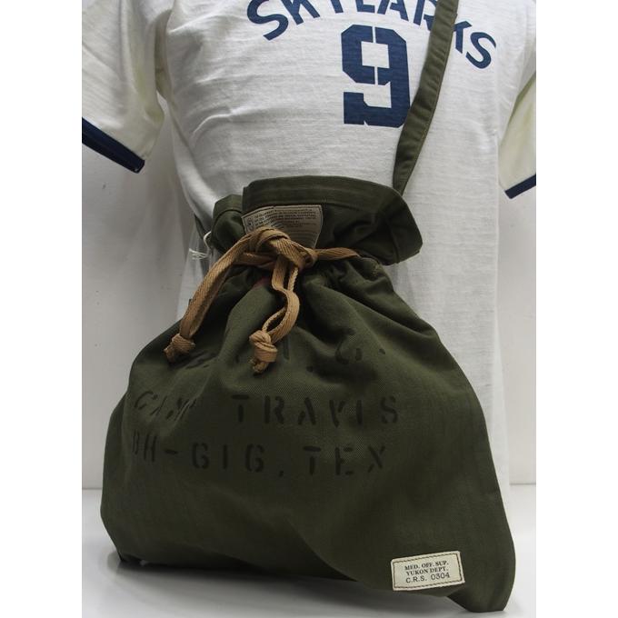 【2025盛夏 新作】COLIMBO(コリンボ)[Clara Bag/40's Apron Bag/Custom-Olive Drab]クララバッグ エプロンバッグ 巾着 ショルダーバッグ カスタム 日本製