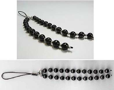 紀州備長炭 ストラップ S101 ストラップ 備長炭 健康 健康アクセサリー マイナスイオン 血行促進 ストレス解消 紀州備長炭 光沢 癒しのアクセサリー コーティングなどは一切施しておりません Rodea Gr