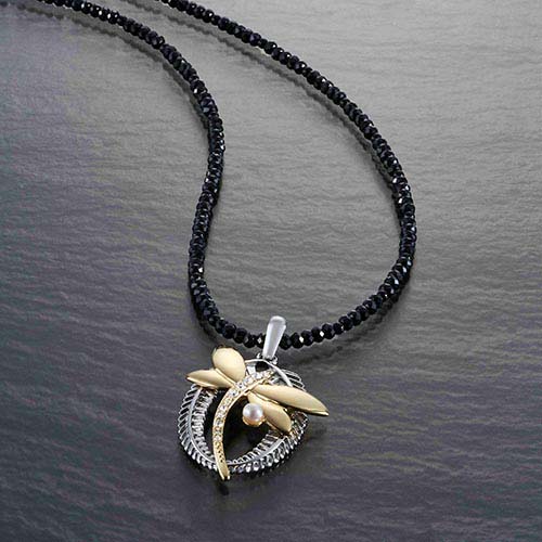 最新情報 勝ち虫トンボ ブラックスピネルネックレス ネックレス メンズ ブラックスピネル カットガラス アコヤ真珠 日本製 スリーピースecショップ 超大特価 Edi Scorptec Com Au