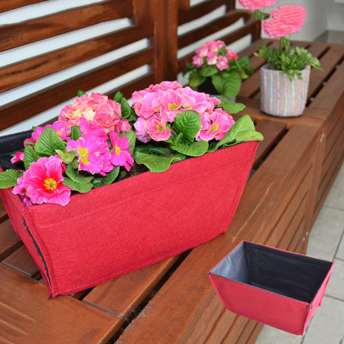 楽天市場 フェルト製 折りたたみプランター角型 選べるカラー プランター 植木鉢 ガーデニング 花 フェルト 折りたたみ かわいい おしゃれ 不織布 スリーピースecショップ