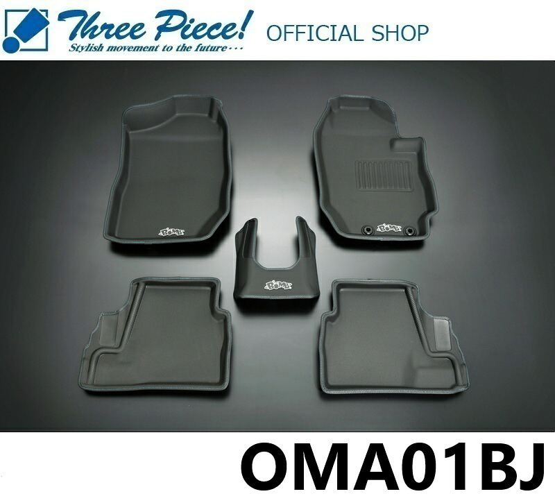 【メーカー直送】ジムニー JB64W ジムニーシエラ JB74W GENB 玄武 ゲンブ アクティブ3Dフロアマット Blue Stitch OMA01BJ 5MT専用 スリーピース オフィシャルショップ｜スリーピースストア