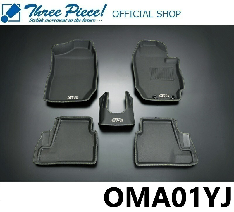 【メーカー直送】ジムニー JB64W ジムニーシエラ JB74W GENB 玄武 ゲンブ アクティブ3Dフロアマット Yellow Stitch OMA01YJ 5MT専用 スリーピース オフィシャルショップ|スリーピースストア