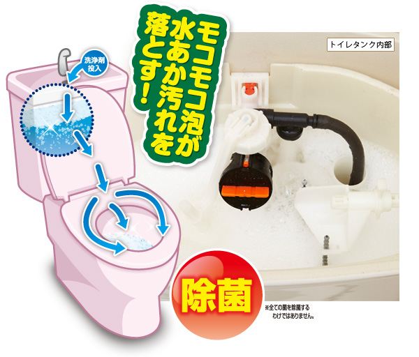 楽天市場 トイレ水あか汚れまとめておちーる 50g 3回分 トイレ 洗剤 水垢 水アカ 汚れ落とし タンク 洗浄 掃除 トイレ掃除 泡 泡洗浄 つけ置き 除菌 スリーアール