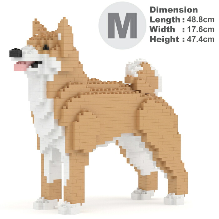 JEKCA ジェッカブロック (Mサイズ) 珍島犬 01C CM19PT77JEKCA｜ペット用品の店ThreeB スリービー