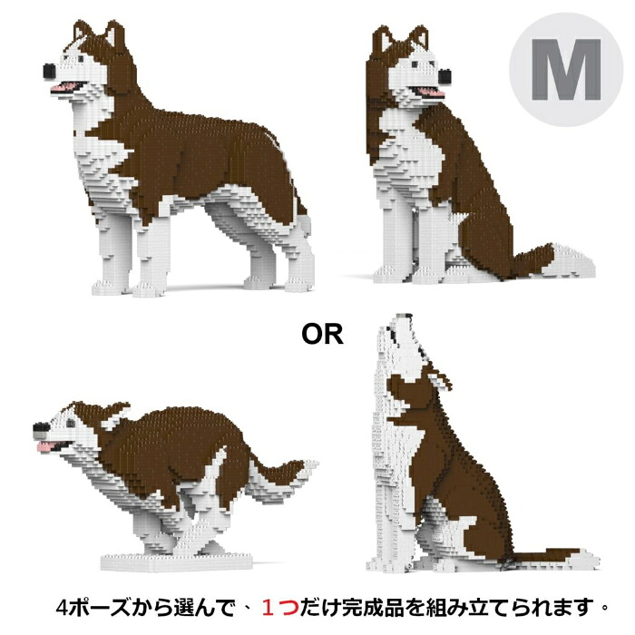JEKCA ジェッカブロック (Mサイズ) ハスキー 4-in-1 パック 01C-M03 CM19HSK01-M03JEKCA