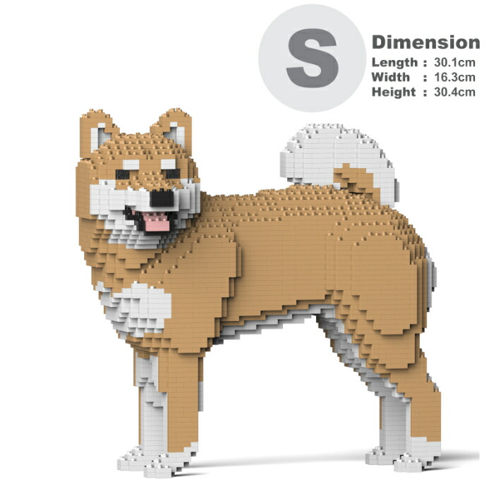 JEKCA ジェッカブロック (Sサイズ) 柴犬 02S-M02 ST19SHB02-M02JEKCA