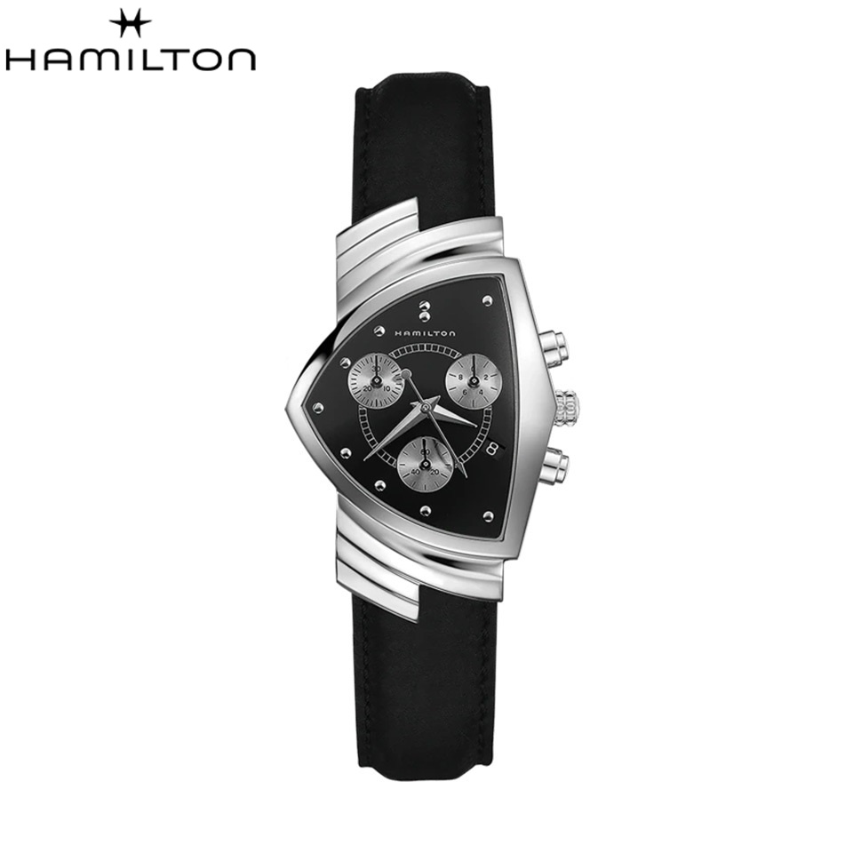 【選べるノベルティ】 【60回無金利ローン】 ハミルトン ベンチュラ クオーツ レザー メンズ 腕時計 HAMILTON H24412732｜THREEC【スリーク】