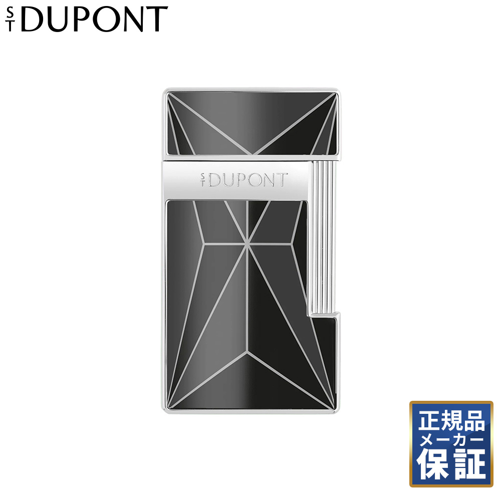 【国内正規品】エステーデュポン ライター スリミー クロム Fire X ブラック ST DUPONT 028277 喫煙具 プレゼント ギフト|THREEC【スリーク】