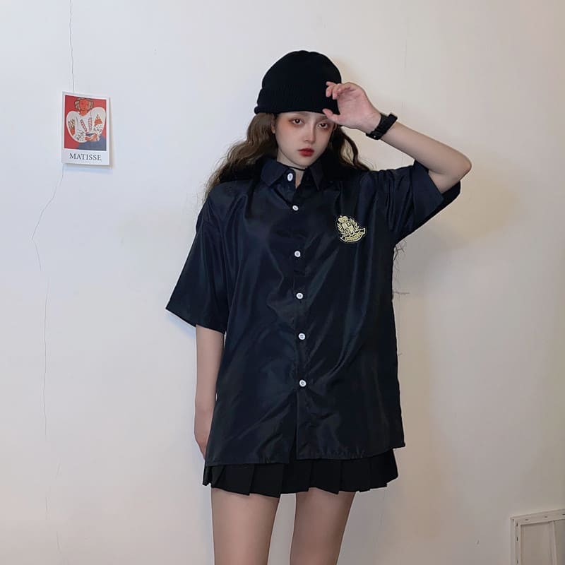 セットアップ レディース 高校生 中学生 10代 代 シャツ スカート ネクタイ トップス おしゃれ 学生服風 衣装 ハロウィン ダンス 原宿系 韓国 ファッション 5101 Solga Sowa Pl