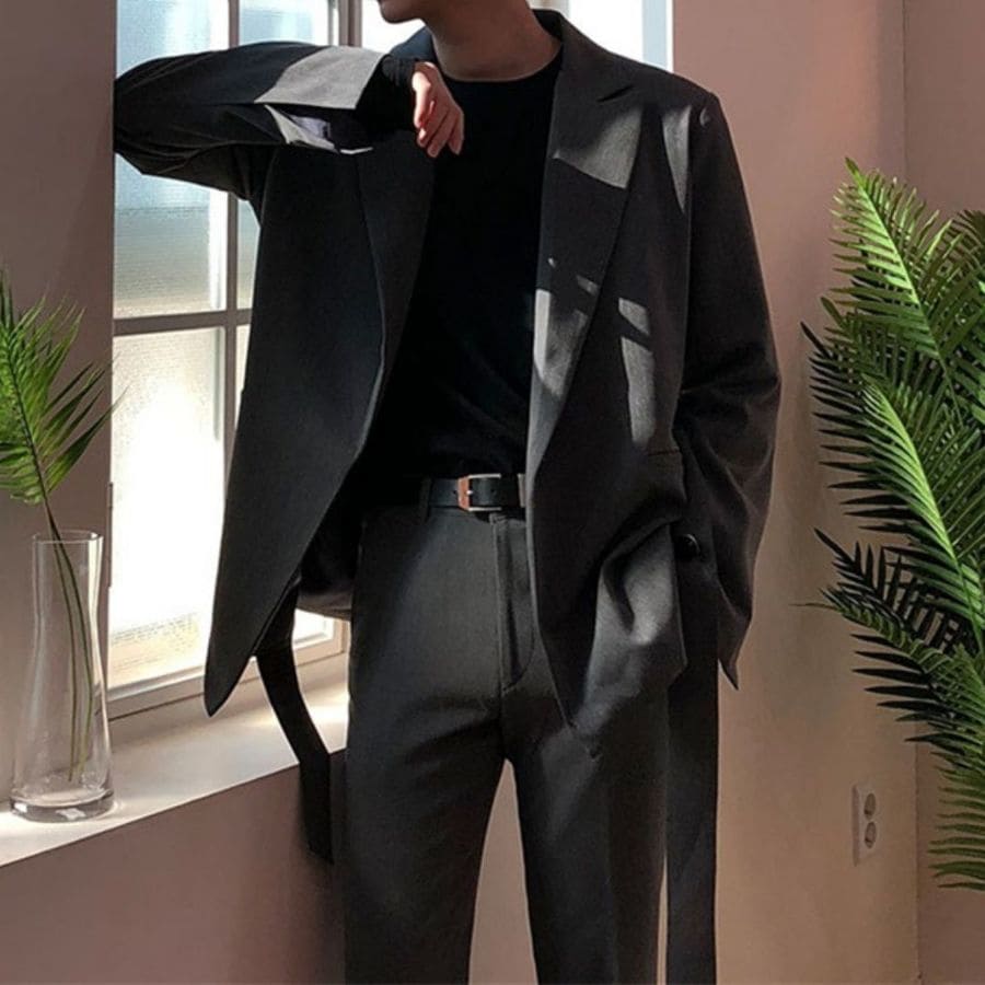 スーツ メンズ セットアップ カジュアル ビジネス 10428｜Threefashion