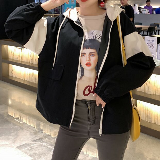 楽天市場 マウンテンパーカー レディース 冬 おしゃれ ブルゾン 中学生 高校生 10代 代 ウインドブレーカー 2774 Threefashion