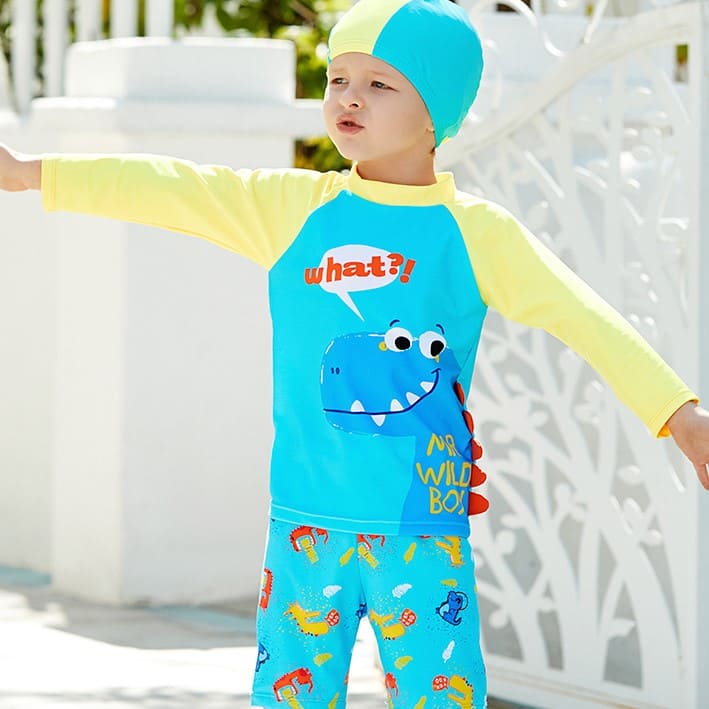 待望 子供 水着 男の子 小学生 キッズ 子ども ジュニア 上下セット 長袖 ラッシュガード おしゃれ かわいい 韓国 つなぎ 5432a Access Tonna Com
