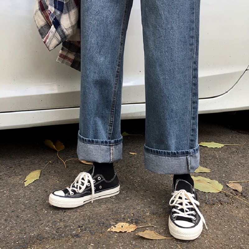 特価商品 ワイドパンツ ロング ボトムス レディース デニム ロールアップ おしゃれ ゆったり 高校生 中学生 ファッション 6508 Batesmartin Com