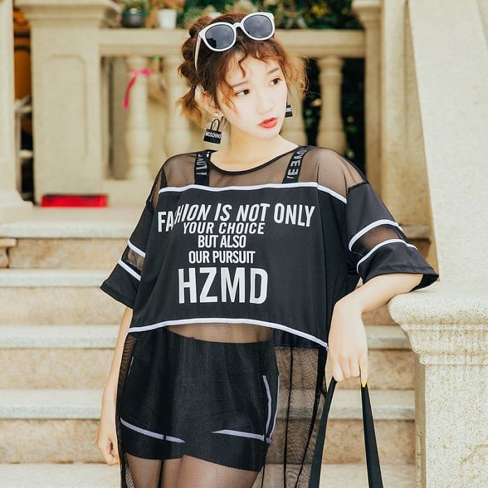 水着 レディース 高校生 中学生 10代 代 ビキニ 体型カバー 3点セット 大きいサイズ タンキニ 黒 ブラック 4763 Marcsdesign Com