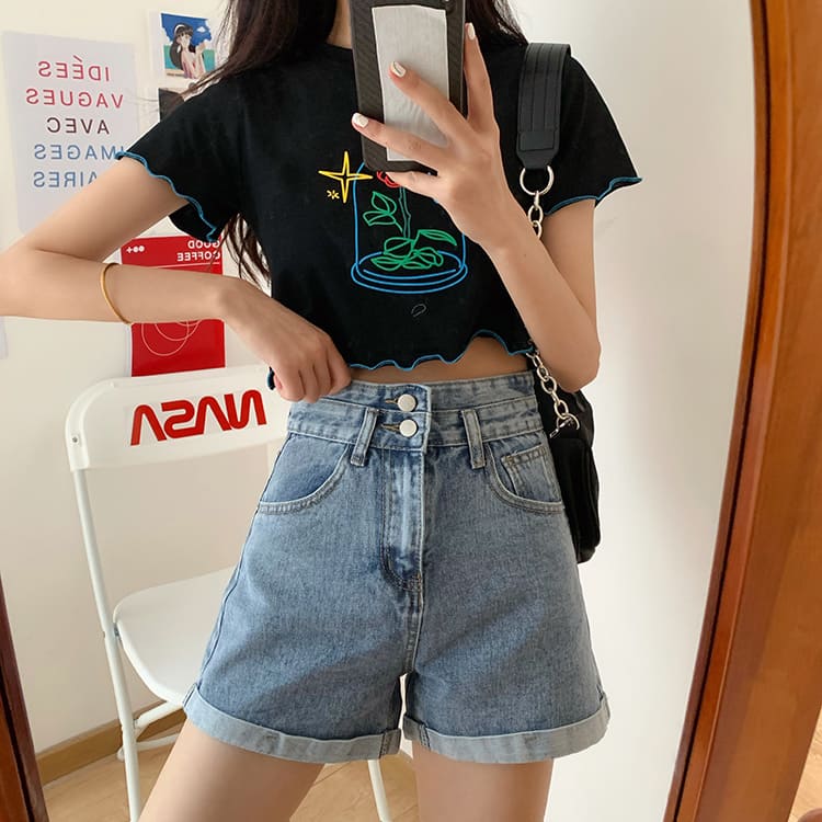 68 Off 高校生 中学生 ファッション デニム ショートパンツ 短パン 半ズボン ショーパン ハーフパンツ レディース おしゃれ 夏 韓国 6459 Batesmartin Com