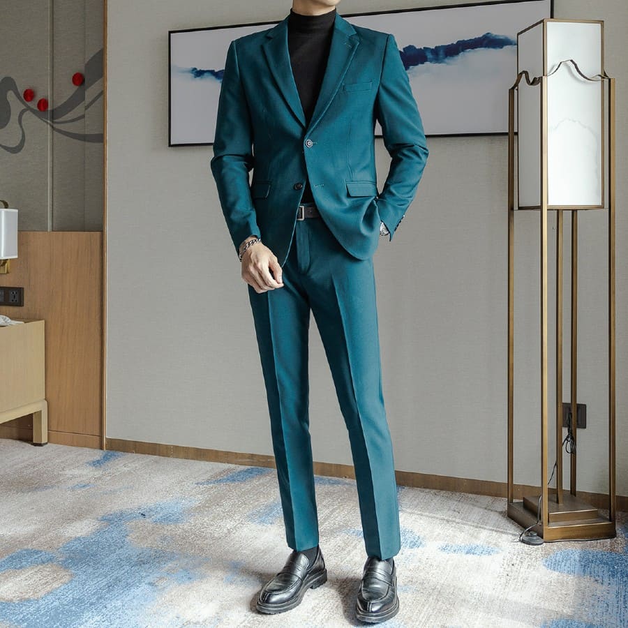 スーツ メンズ おしゃれ ビジネス セットアップ フォーマル 9074｜Threefashion
