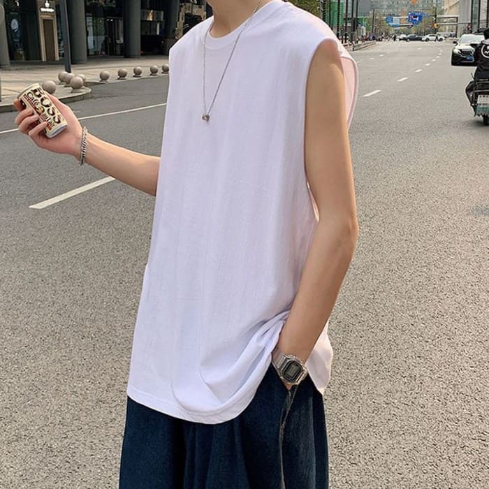 メンズ シャツ 高校生 男子高生 男子 トップス タンクトップ 無地 ノースリーブ 夏 大きいサイズ ダンス ストリート おしゃれ 韓国 ファッション スタイル 10代 代 30代 激安卸販売新品
