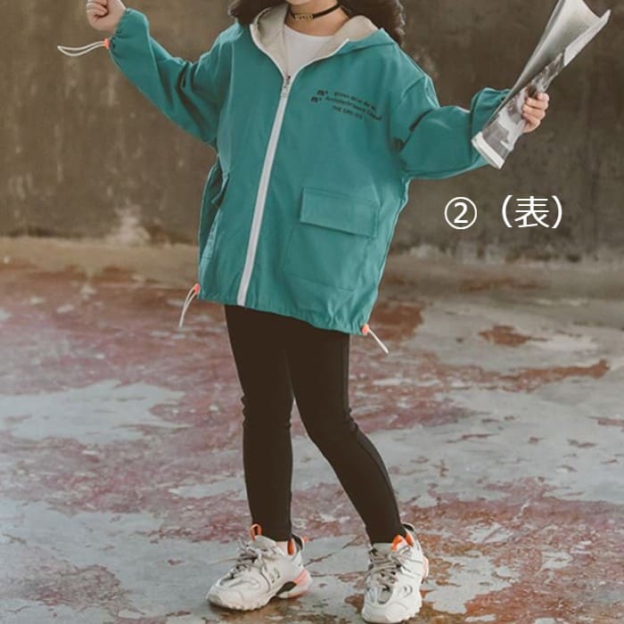 1314円 100 の保証 リバーシブル ウインドブレーカー マウンテンパーカー スタジャン 女の子 おしゃれ 小学生 小学校 通学 キッズ 子供服 韓国 アウター ジャケット ブルゾン ジャンパー