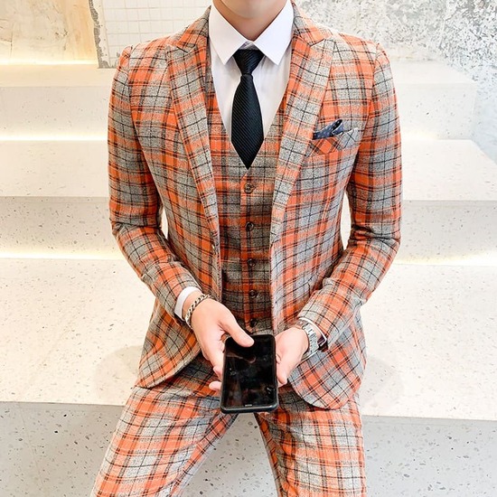 スーツ メンズ おしゃれ ビジネス セットアップ フォーマル 7638 出荷