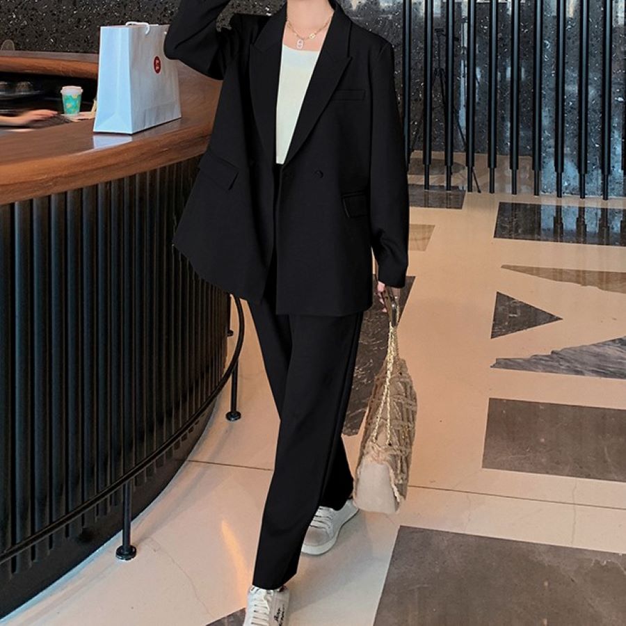 セットアップ レディース パンツ スーツ ビジネス カジュアル 9726｜Threefashion