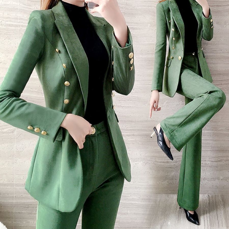 楽天市場】ヘリンボーン ノーカラージャケット パンツ スーツセット