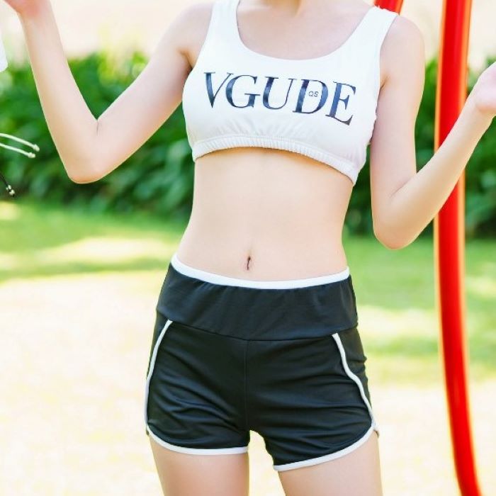 水着 レディース 高校生 中学生 10代 代 ビキニ スポーティー 3点セット タンキニ 黒 体型カバー Marcsdesign Com