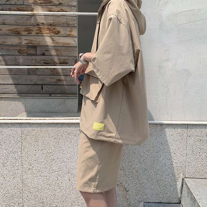 誕生日プレゼント セットアップ メンズ 韓国 パーカー ハーフパンツ 高校生 中学生 10代 代 レジャー カジュアル ファッション Www Tonna Com