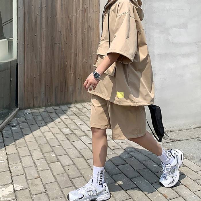 誕生日プレゼント セットアップ メンズ 韓国 パーカー ハーフパンツ 高校生 中学生 10代 代 レジャー カジュアル ファッション Www Tonna Com