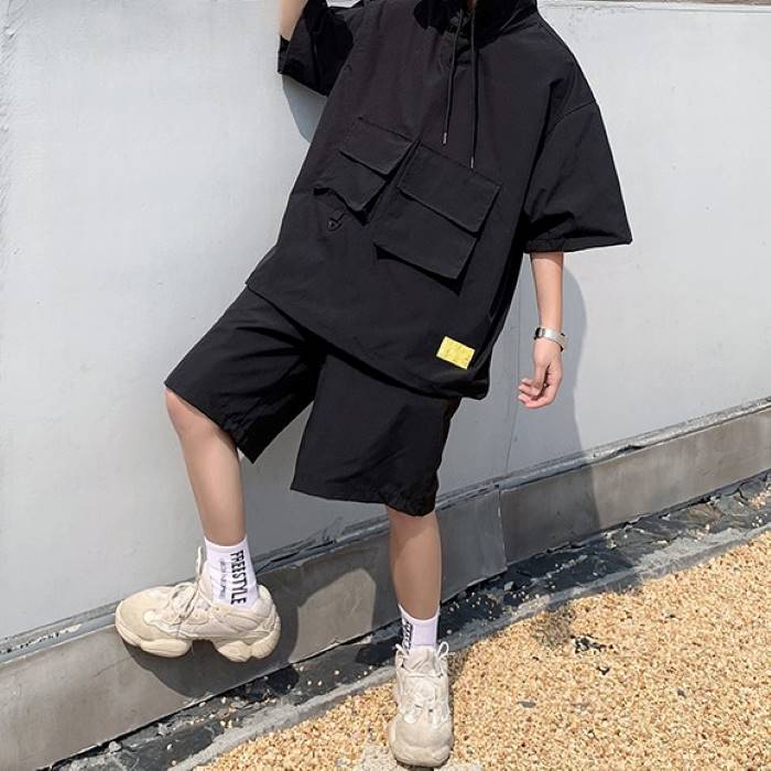 誕生日プレゼント セットアップ メンズ 韓国 パーカー ハーフパンツ 高校生 中学生 10代 代 レジャー カジュアル ファッション Www Tonna Com