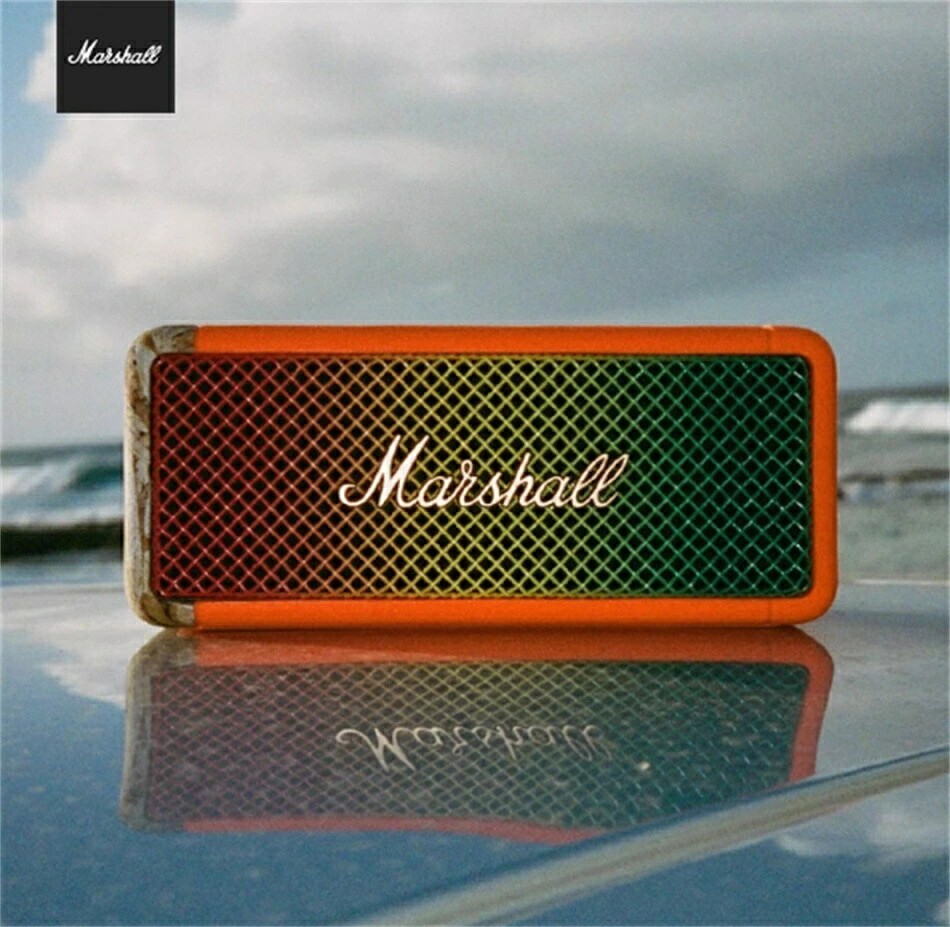 Marshall マーシャル制限事項PATTAポニーワイヤレスBluetooth響き Marshall 金棒引き emberton エムバートン 携帯型 [雨合羽 /Bluetooth相応う] 重低音部 携帯型 Portable 携帯型金棒引き