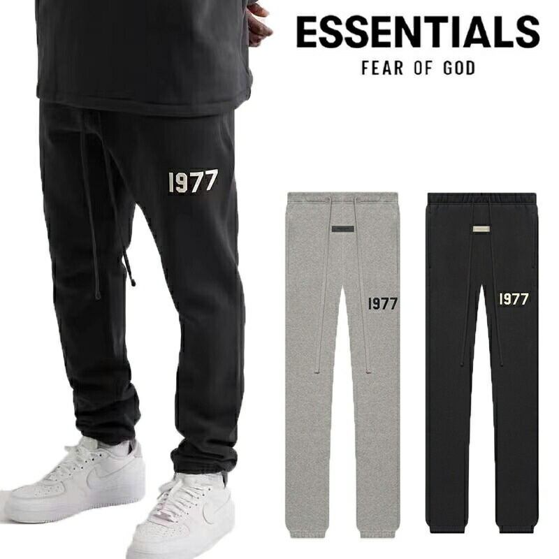 ESSENTIALS エッセンシャルズ ズボン下 1977ロゴタイプズボン下 スウェットパンツ 長ズボン ズボン下 男女兼用 新品