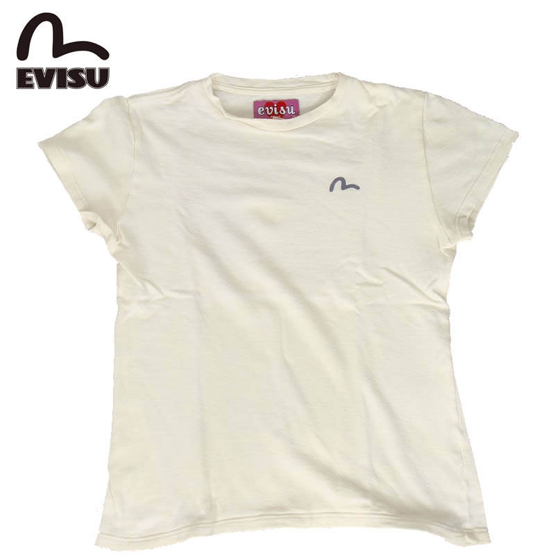 EVISU　DONNA　エヴィス　Tシャツ　レディース３８ 楽天市場】EVISU JEANS USED 半袖 Tシャツ EVISU DONNA エヴィス