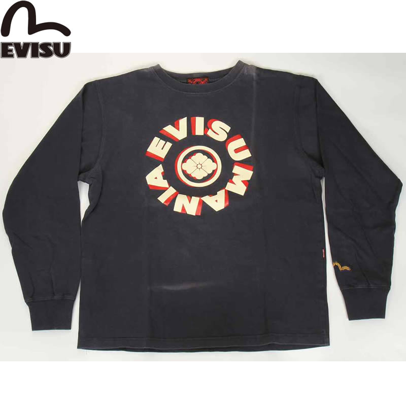 楽天市場】EVISU JEANS USED TEE SHIRTS BLACK 品質保証マーク