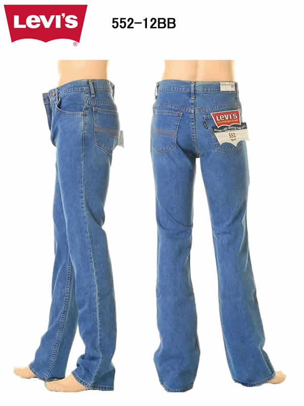 【訳あり】【裾上げ無料】 Levi\u0027s【リーバイス】LOT.552-12BB オリジナルジップフライ(ミッドユーズド)【MADE IN JAPAN】【デッドストック】 1023max10