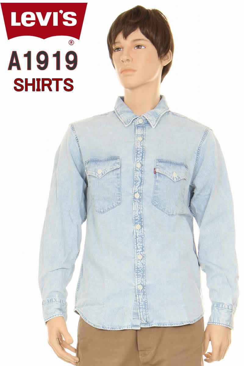 楽天市場】LEVIS Western Denim Shirt リーバイス A1919-0000 デニム