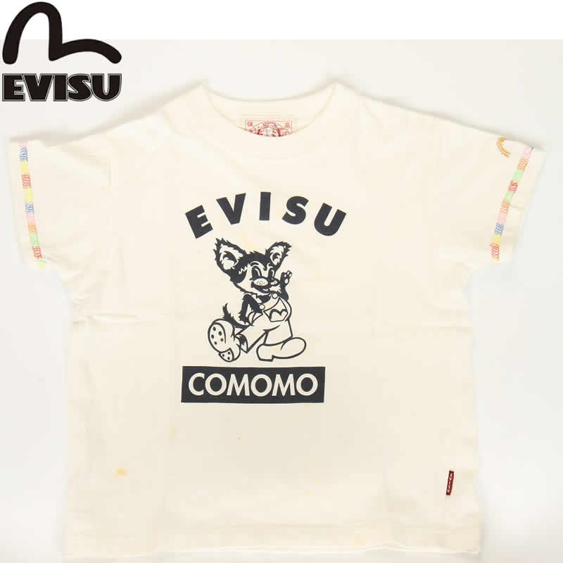 evisu ブラック Tシャツ ブルー evisu donna 中古・古着通販】EVISU (エビス) 花柄とラインストーンロゴ