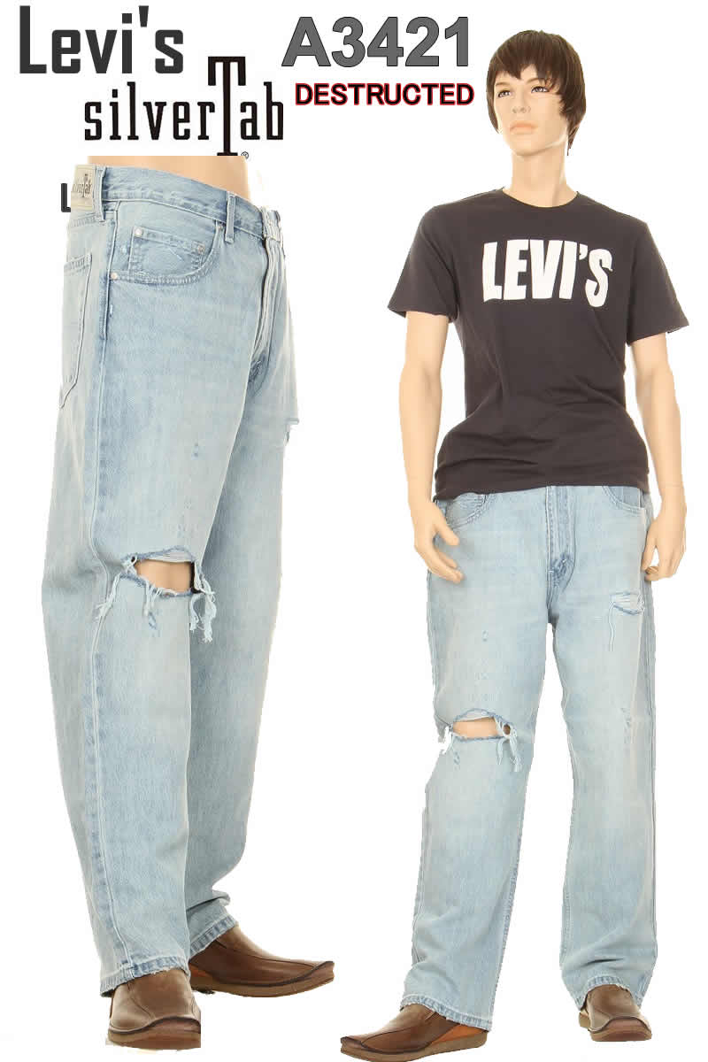 楽天市場】Levi's A3421-0004 LOOSE JEANS リーバイス シルバー 楽天市場】Levi's A3421-0004 LOOSE JEANS リーバイス シルバー