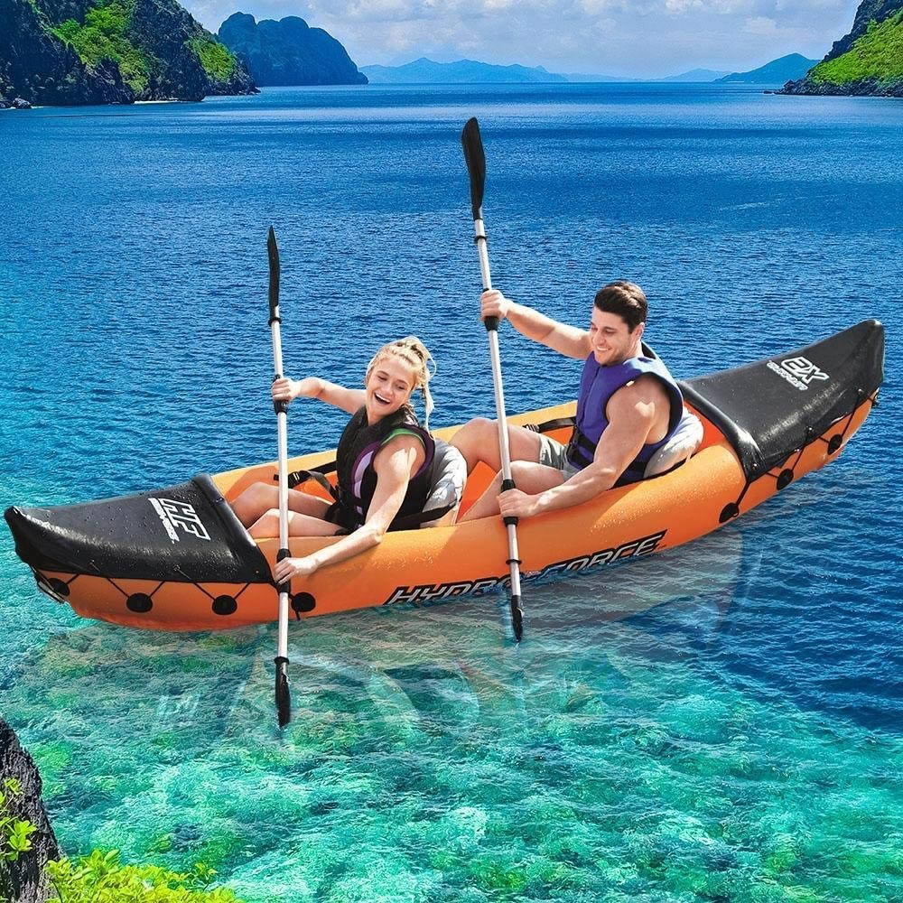 Bestway Hydro Force Inflatable インフレータブルカヤックカヌー2人乗り Lite Rapid 2 Person Canoe X2 Kayak ベストウェイ フィッシングカヤック