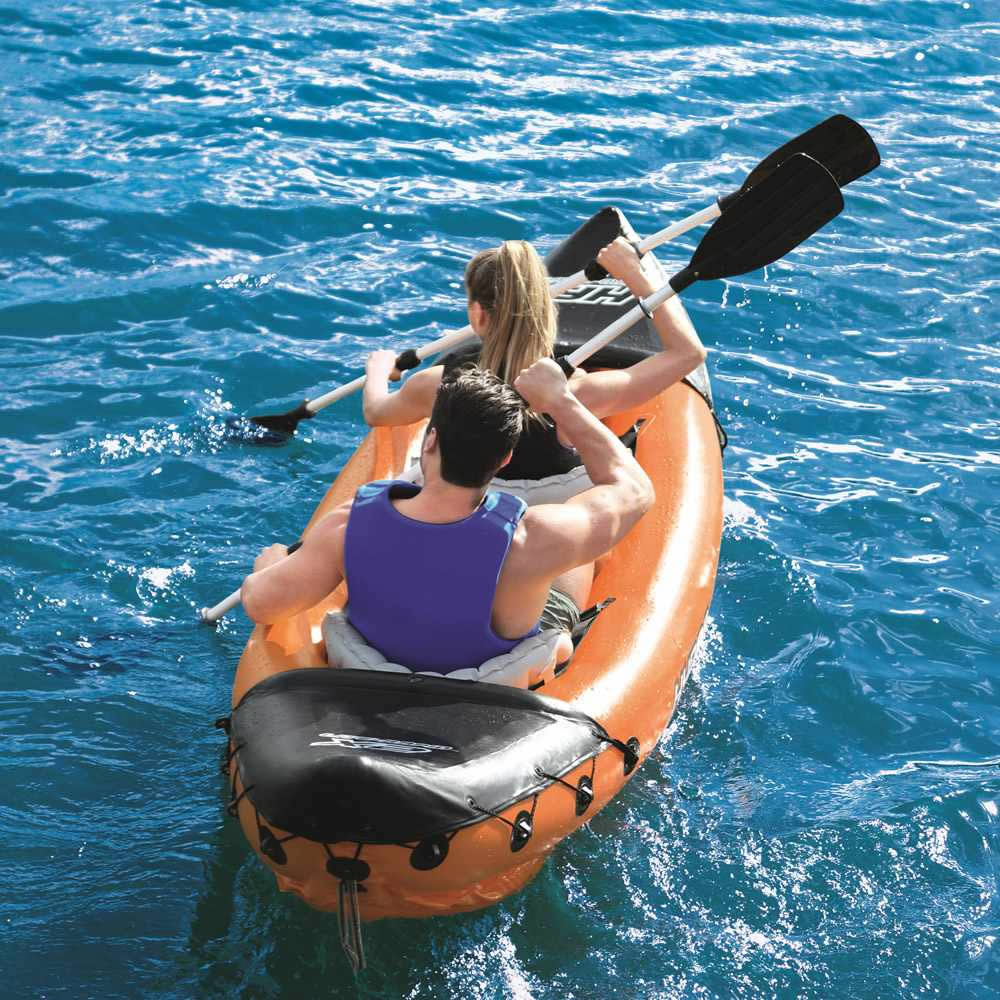 Bestway Hydro Force Lite Rapid X2 Inflatable Kayak Canoe 2 Person ベストウェイ インフレータブルカヤックカヌー2人乗り フィッシングカヤック 上級モデル アメリカで人気 空気を入れて カヤック ボート 持ち運び便利 簡単 オレンジ Rvcconst Com