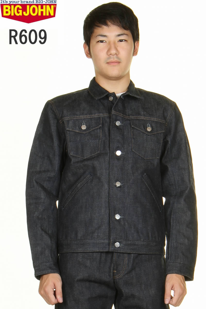 楽天市場】BIG JOHN M6803-001 ONE WASH 17oz HEAVY GAUGE JACKET