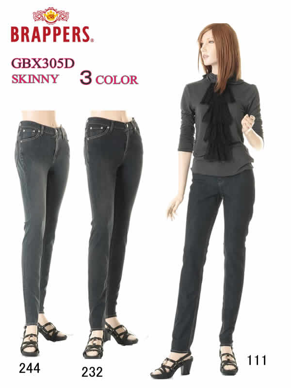 BRAPPERS IDEO GBX305D-111-232-244 ブラッパーズ 新イデオ新美脚 イデオ 新2WAYスキニー ３カラー美脚 美尻 美麗【ブラッパーズストレッチスキニーパンツ 美脚シルエット！肌触りの良い！ストレッチ ブラッパーズイデオ 新美脚 新品】