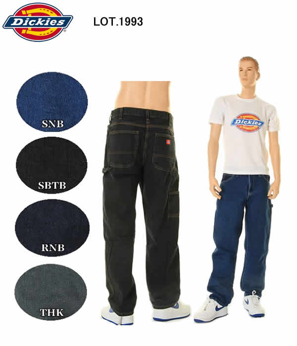 【楽天市場】Dickies ディッキーズ1993 L32 SNB RNB THK SBTB ジーンズ Carpenter Jeans