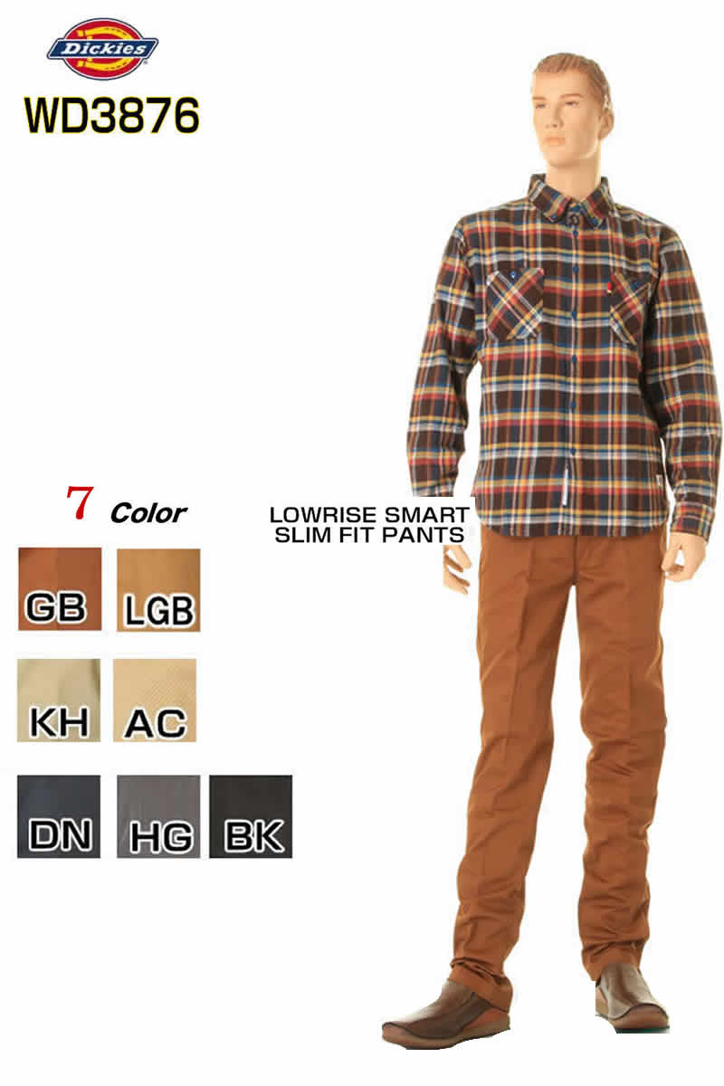 楽天市場 ディッキーズ New Standard ローライズスマートワークパンツ スリムタイプ Wd3876 Um3876 全5色 Dickies チノパン ｊｅｒｒｙｓ ｓｔｏｒｅ