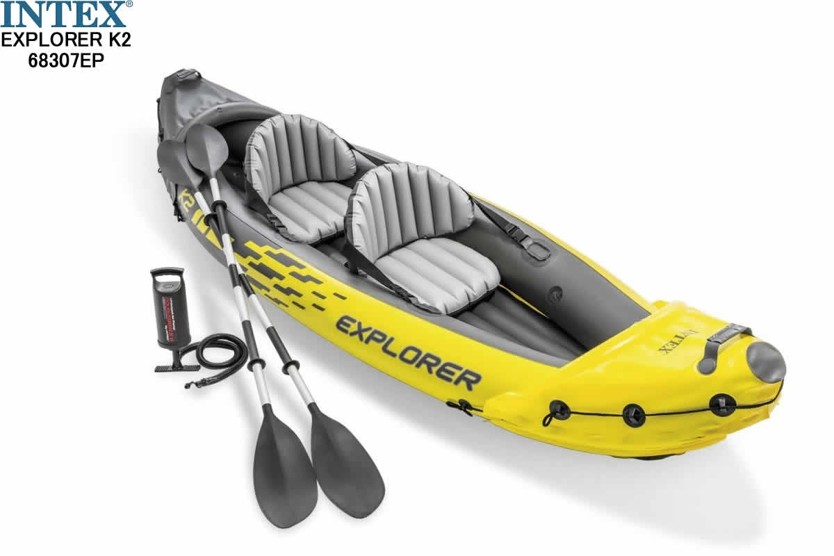 楽天市場 Intex インテックス Explorer K2 607ep Two Person Kayak エクスプローラー K2 カヤック 2人乗り ２人用ボート エアーボート 湖 川 大人気 ビニールボート セット スポーツ アウトドア カヌー カヤック 船 フィッシングボート マリンスポーツ 新品 スリーラブ