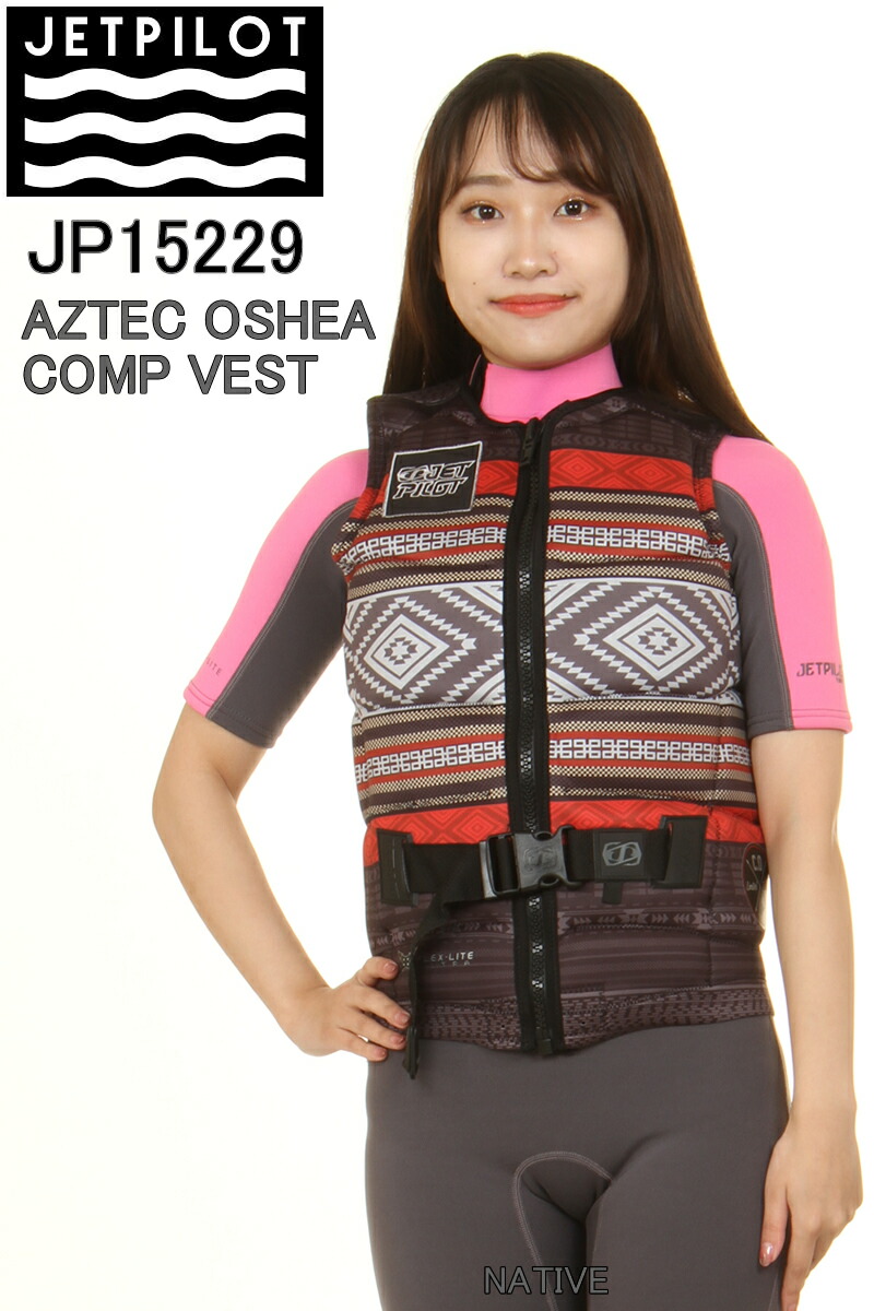 【楽天市場】JET PILOT JP15229 AZTEC OSHEA COMP VEST ジェットパイロット コピロットネオプレンCGA