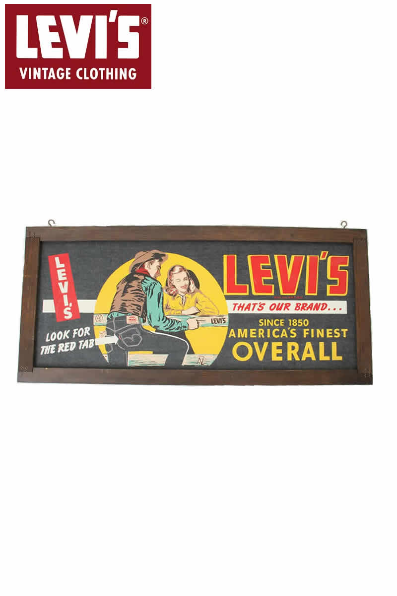 LEVI'S コーナーサイン 非売品 ンラインサイト - sisben