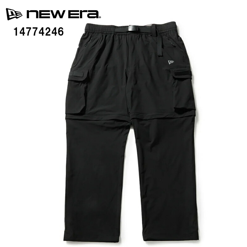 NEW ERA ニュー内鰓 14774246 ありがた味 活動の領域 貨物自動車ズボン下 Utility Field Track Pants 黒いこと アウトドア【ニュー内鰓 二分の一ズボン下 アウトドアズボン下 伸ばすこと 撥水 軽さ 衣嚢 カーゴポケット ユニ一発やる 新品】