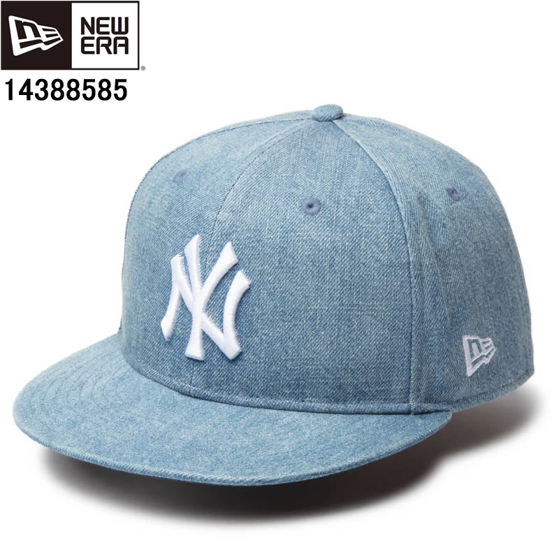 NEW ERA ニューエラ 14388585 9FIFTY Denim ニューヨーク・ヤンキース ウォッシュドデニム ニューエラキャップ デニム生地【ニューエラ 14388585 ヤンキース ニューエラキャップ メンズベースボールキャップ メンズキャップ 新品】